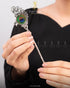 Retro Oxidised Silver Hair Bun Stick